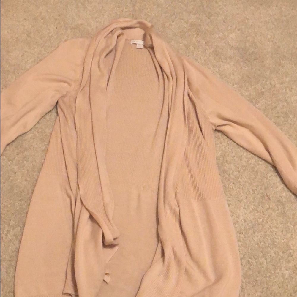 Tan 3/4 sleeve sweater